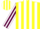 Silk - Yellow and white stripes, white and maroon striped sleeves