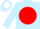 Silk - Light blue, white 'h' on red ball