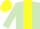 Silk - Light Green, Yellow stripe, Yellow cap