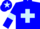 Silk - Blue body, light blue saint andre's cross, blue arms, light blue armlets, blue cap, light blue star