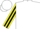 Silk - White, black horse emblem, yellow and black striped sleeves