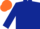 Silk - Dark blue body, dark blue arms, orange cap