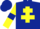 Silk - Dark Blue, Yellow Cross of Lorraine, Yellow sleeves, Dark Blue armlets
