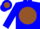 Silk - Blue, brown ball