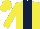 Silk - Yellow, dark blue stripe
