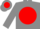 Silk - Grey, red ball, grey logo