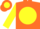 Silk - Orange, yellow ball, orange ' g ', yellow sleeves