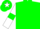 Silk - Green body, white arms, green armlets, green cap, white star