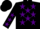 Silk - Black, black jls on purple stars, purple stars on sleeves, black cap