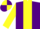 Silk - Purple, Yellow stripe and sleeves, quartered cap