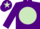 Silk - Purple, light green disc, light green star on cap