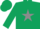 Silk - Dark green, grey star