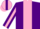 Silk - Purple, pink stripe