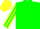 Silk - Green body, yellow arms, green striped, yellow cap