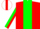 Silk - Emblem 'ms racing team, red white & green stripe