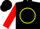 Silk - Black, yellow circle, red sleeves