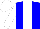 Silk - Big-blue body, white stripe, white arms, white cap