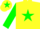 Silk - Yellow body, green star, green arms, yellow cap, green star