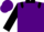 Silk - Purple, white horse emblem '7ete racing' black collar, epaulets & sleeves