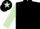 Silk - Black, light green arms, black cap, light green star