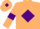 Silk - Beige, purple diamond, armlets and diamond on cap