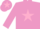 Silk - Mauve, Pink star and star on cap