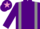 Silk - Purple, grey braces, purple cap, mauve star