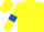 Silk - Yellow, royal blue armlets