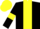 Silk - Black body, yellow stripe, black arms, yellow armlets, yellow cap