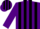 Silk - purple, purple, black stripes, purple cap, black stripes