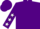Silk - Purple, white 's,' white stars on sleeves, purple cap