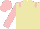 Silk - Beige, pink epaulets, sleeves and cap