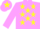 Silk - Lilac, yellow stars, lilac sleeves and cap, yellow star