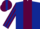 Silk - Dark blue, maroon stripe, maroon and dark blue striped sleeves