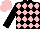 Silk - BLACK and PINK DIAMONDS, black sleeves, pink cap