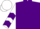 Silk - Purple body, white arms, purple chevrons, white cap