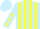 Silk - Light blue and yellow stripes, light blue sleeves, yellow stars, light blue cap