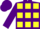 Silk - Purple & yellow squares