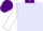 Silk - Lavender, purple collar and 802, white eem on sleeves, purple cap