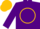 Silk - Purple, gold 'csf' in gold circle, purple sleeves, gold cap