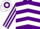 Silk - Purple, white chevrons, striped sleeves, hooped cap