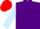 Silk - Purple, light blue sleeves, red cap