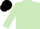 Silk - Light green, black trim, matching cap