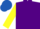 Silk - Purple, Yellow sleeves, Royal Blue cap