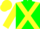 Silk - Green body, yellow cross belts, yellow arms, yellow cap