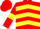 Silk - Red, Yellow chevrons and armlets