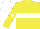 Silk - Yellow, yellow stars on white hoop, white star on yellow sleeves, white cap