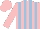 Silk - Pink and Light Blue stripes