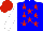 Silk - Big-blue body, red stars, white arms, red cap
