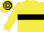 Silk - Yellow body, black hoop, yellow arms, yellow cap, black hooped
